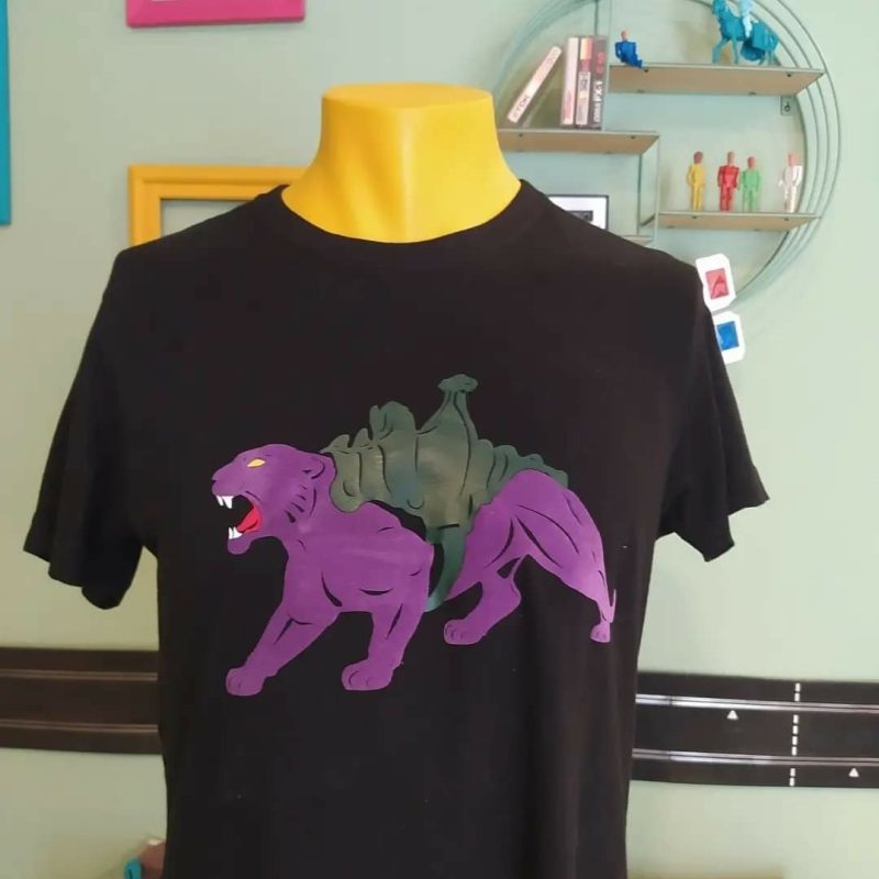 panthor he-man skeletor camiseta