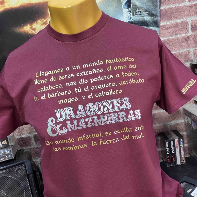 Camiseta Dragones y Mazmorras