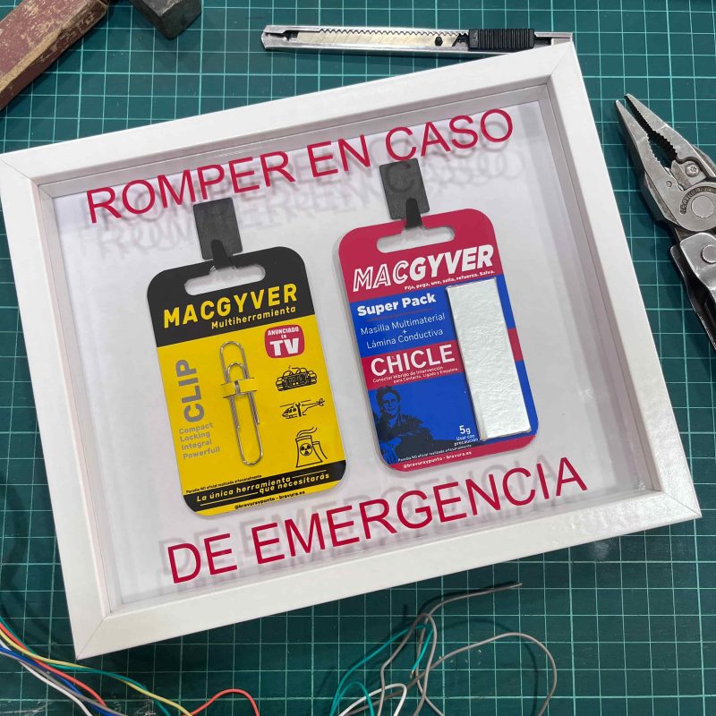 Romper en caso de emergencia Macgyver