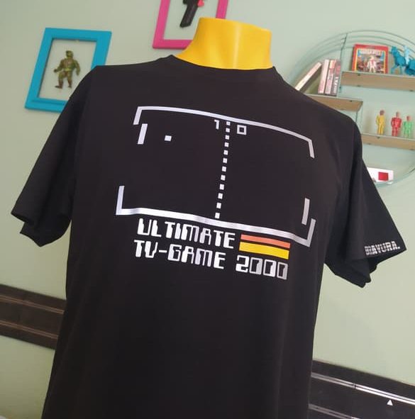pong videojuegos retro camiseta atari